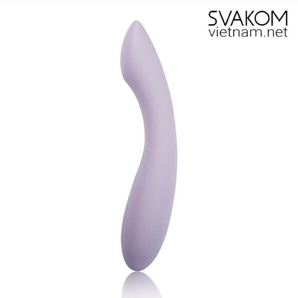 Máy rung điểm G SVAKOM Amy 2 màu tím với thiết kế cong mềm mại