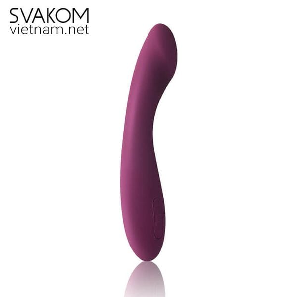 Máy rung điểm G SVAKOM Amy 2 màu tím với thiết kế cong mềm mại