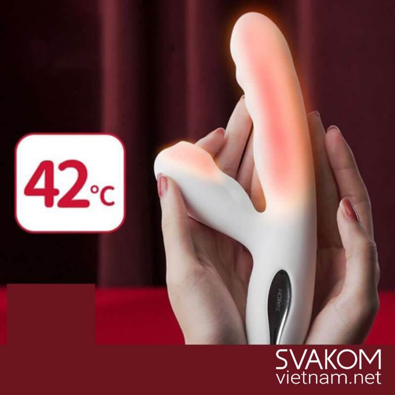  SVAKOM Veromca dương vật rung thụt bú hút sưởi ấm đa năng 