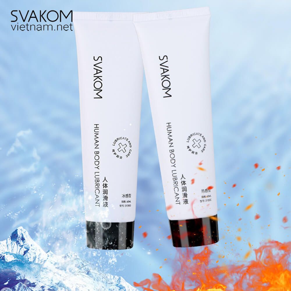  Gel Bôi Trơn Gốc Nước SVAKOM HUMAN BODY LUBRICANT 60ml – Nóng Ấm & Mát Lạnh 