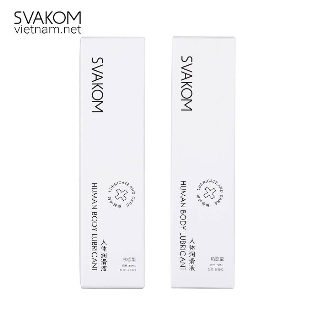  Gel Bôi Trơn Gốc Nước SVAKOM HUMAN BODY LUBRICANT 60ml – Nóng Ấm & Mát Lạnh 