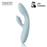  SVAKOM Chika sextoy điều khiển bằng App 2 nhánh rung sưởi ấm 38 độ C 