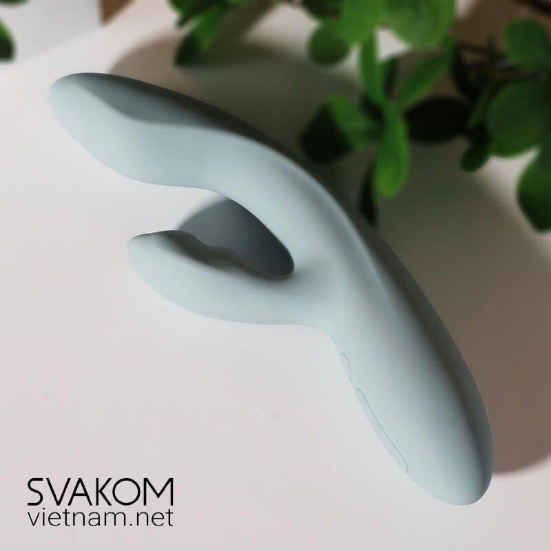  SVAKOM Chika sextoy điều khiển bằng App 2 nhánh rung sưởi ấm 38 độ C 
