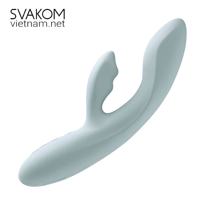  SVAKOM Chika sextoy điều khiển bằng App 2 nhánh rung sưởi ấm 38 độ C 