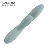  SVAKOM Chika sextoy điều khiển bằng App 2 nhánh rung sưởi ấm 38 độ C 