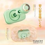  SVAKOM Alberta - Máy bú hút kết hợp kẹp rung ti vú ngụy trang máy ảnh 