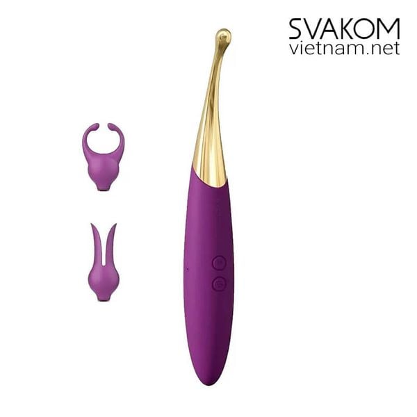 Thanh rung điểm G và âm vật SVAKOM Beatrice có 2 đầu phụ