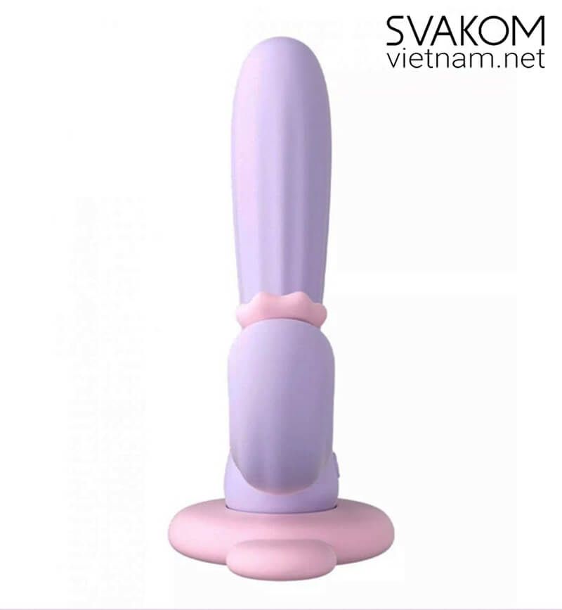 SVAKOM Bernice dương vật giả 3 nhánh xương rồng rung bú hút 