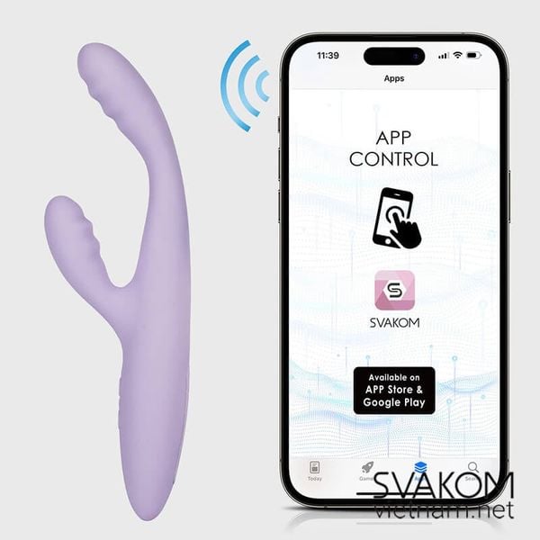 SVAKOM Cici+ 2 - Cici 2 Plus - Máy Rung Sex Toy Nữ Có Sưởi Ấm Điều Khiển Bằng Smartphone