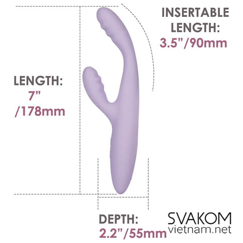  SVAKOM Cici+ 2 - Cici 2 Plus - Máy Rung Sex Toy Nữ Có Sưởi Ấm Điều Khiển Bằng Smartphone 