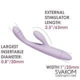  SVAKOM Cici+ 2 - Cici 2 Plus - Máy Rung Sex Toy Nữ Có Sưởi Ấm Điều Khiển Bằng Smartphone 