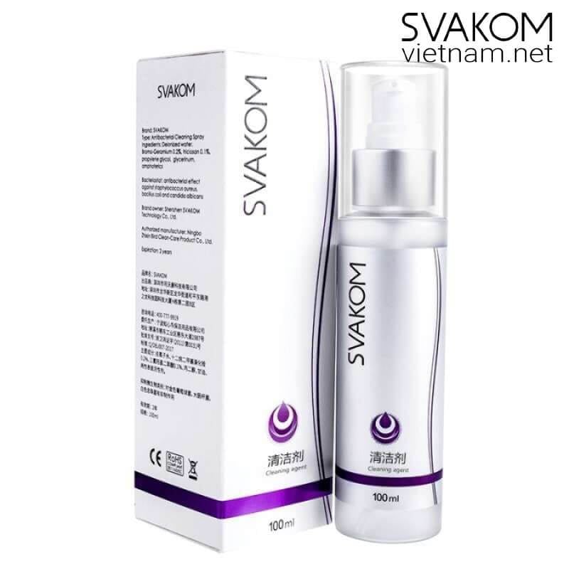  Dung dịch vệ sinh đồ chơi tình dục SVAKOM Cleaning Spray 100ml 
