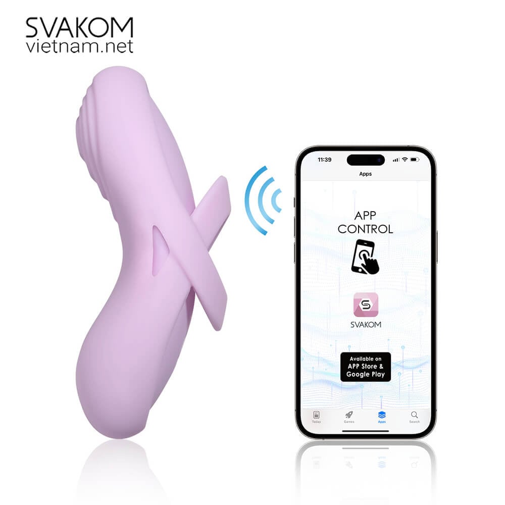 Máy rung âm vật đeo ngón SVAKOM Echo 2 điều khiển qua App