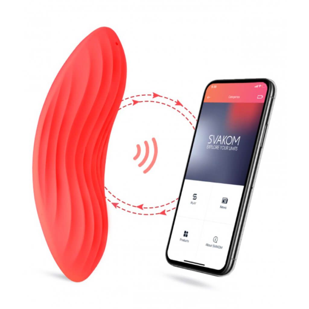  SVAKOM Echo Neo lưỡi rung đặt trong quần lót điều khiển qua App 