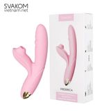  SVAKOM Frederica - Dương vật giả Rung Thụt, Bú Hút & Sưởi Ấm Cao Cấp 