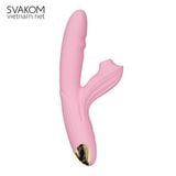  SVAKOM Frederica - Dương vật giả Rung Thụt, Bú Hút Cao Cấp 