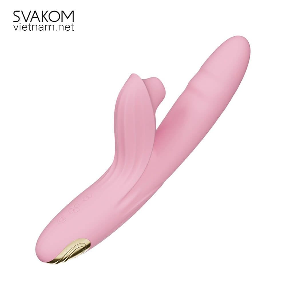 SVAKOM Frederica - Dương vật giả Rung Thụt, Bú Hút & Sưởi Ấm Cao Cấp 