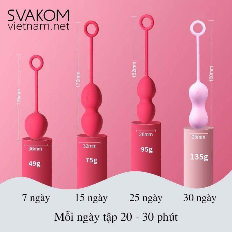  Bóng tập Kegel SVAKOM Nova Plus Bài tập Kegel cho nữ se khít âm đạo 