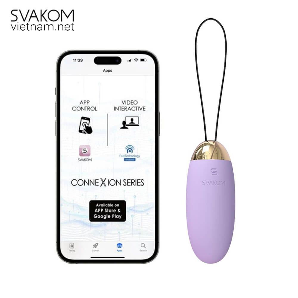  SVAKOM Elva App-Controlled – Trứng rung mini thông minh có App 