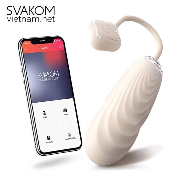 trứng rung thụt điều khiển bằng App SVAKOM Aravinda