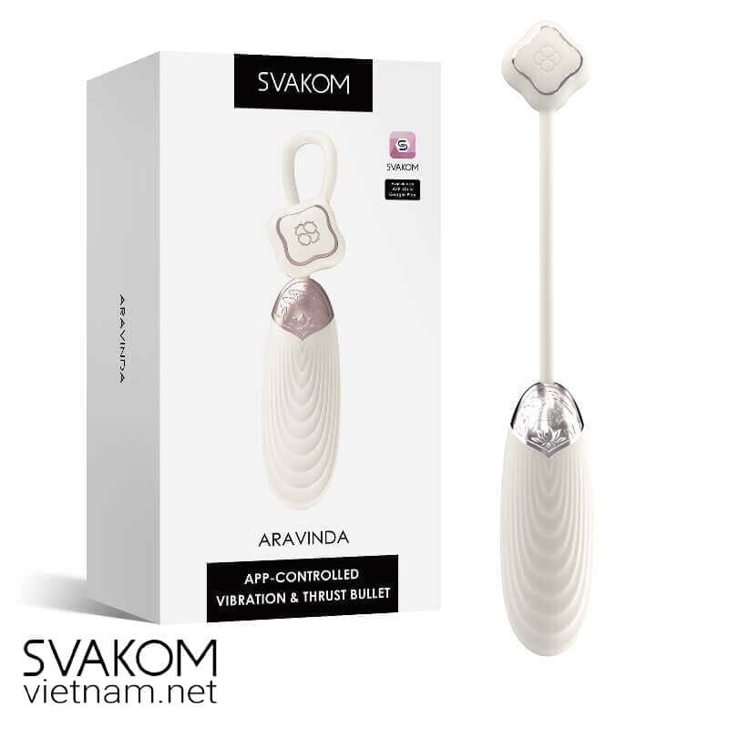  SVAKOM Aravinda trứng rung thụt điều khiển bằng App 