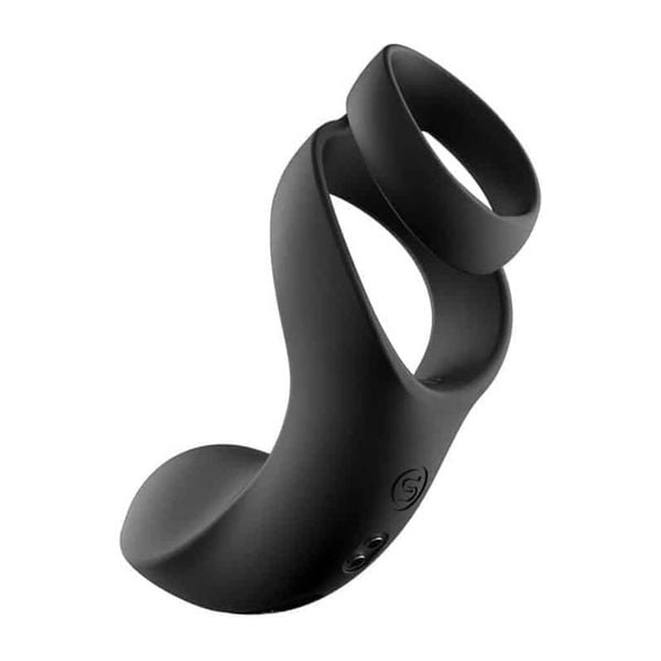 Vòng đeo dương vật SVAKOM Benedict màu đen với thiết kế hiện đại, chất liệu silicone y tế, và chức năng rung mạnh mẽ.