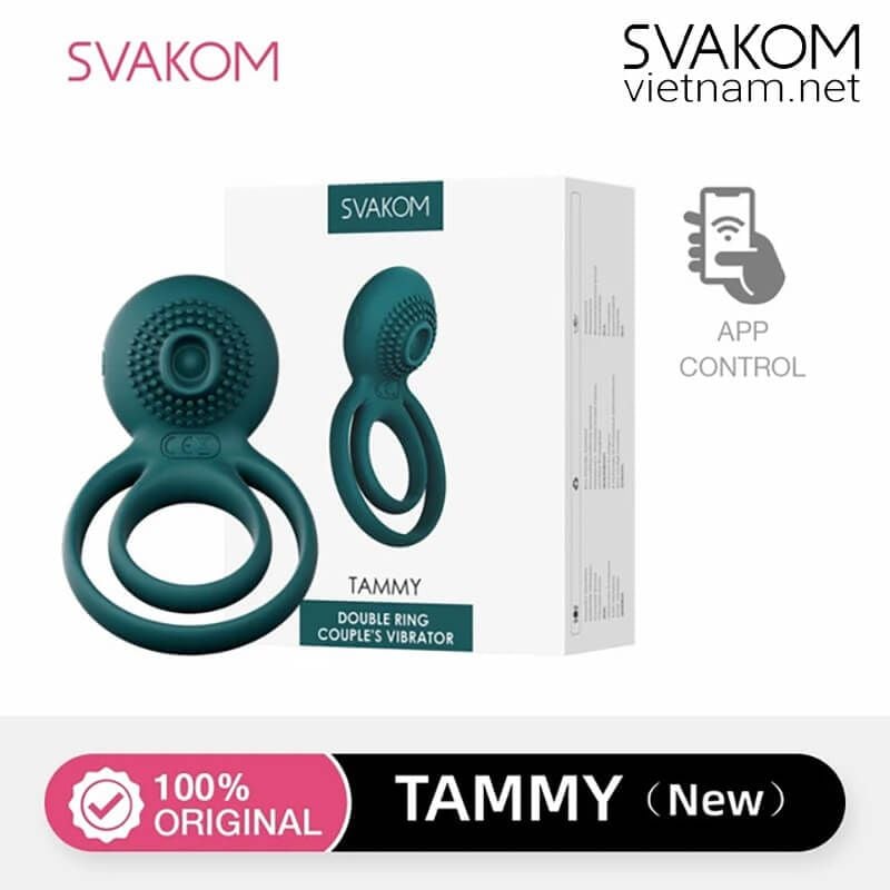  SVAKOM Tammy Pro vòng đeo dương vật điều khiển bằng App 