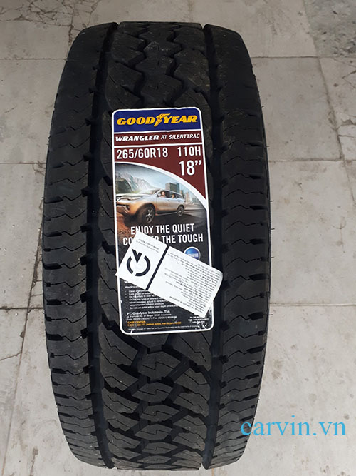 Lốp Goodyear 265/60R18 Wrangler AT SilentTrac | Đại lý lốp GY – Carvin