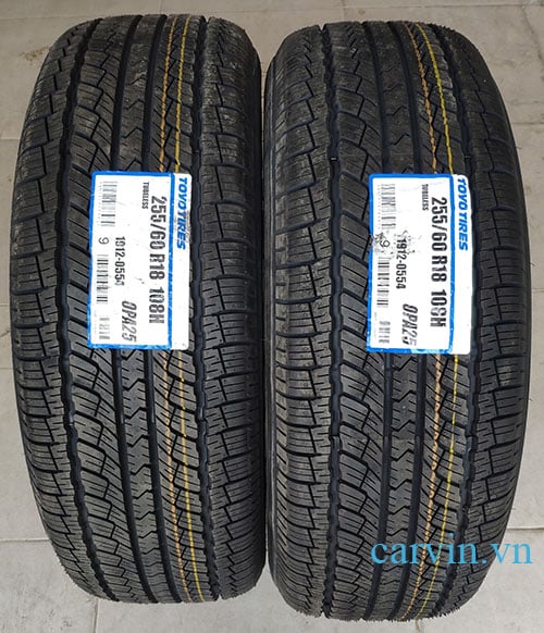 Lốp Toyo 255/60R18 Open Country A25 | Lốp xe Navara | Carvin
