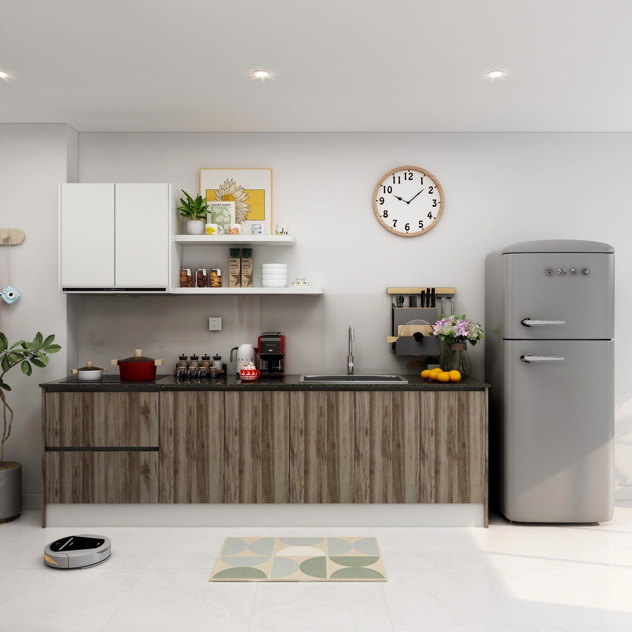  Hệ tủ bếp MOHO Kitchen Smart Grenaa Nhiều Kích Thước 