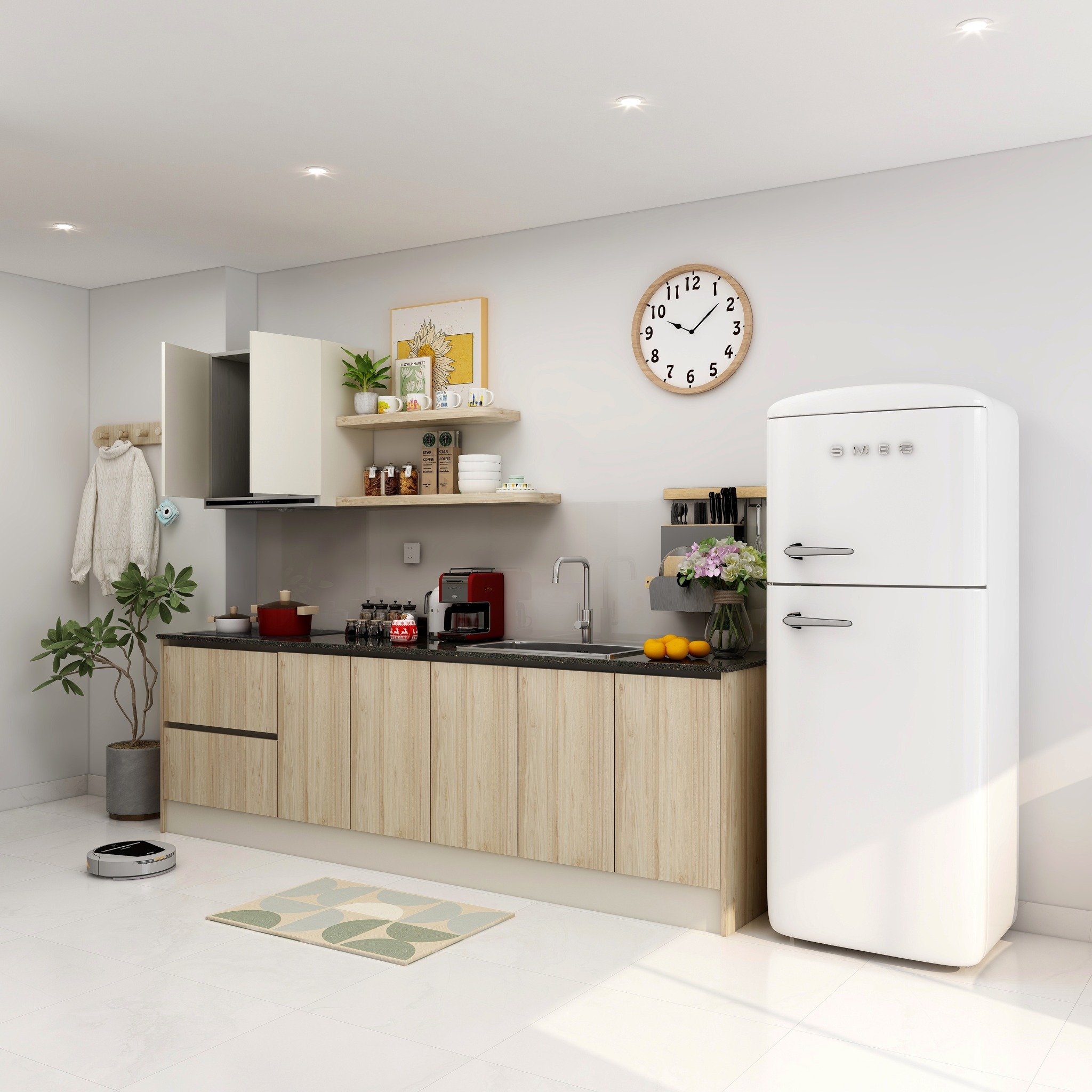  Hệ tủ bếp MOHO Kitchen Smart Ubeda Nhiều Kích Thước 