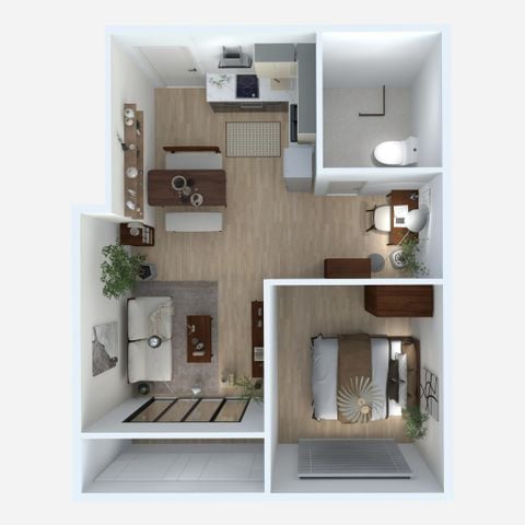  Full House Bộ Sưu Tập VLINE Màu Nâu 