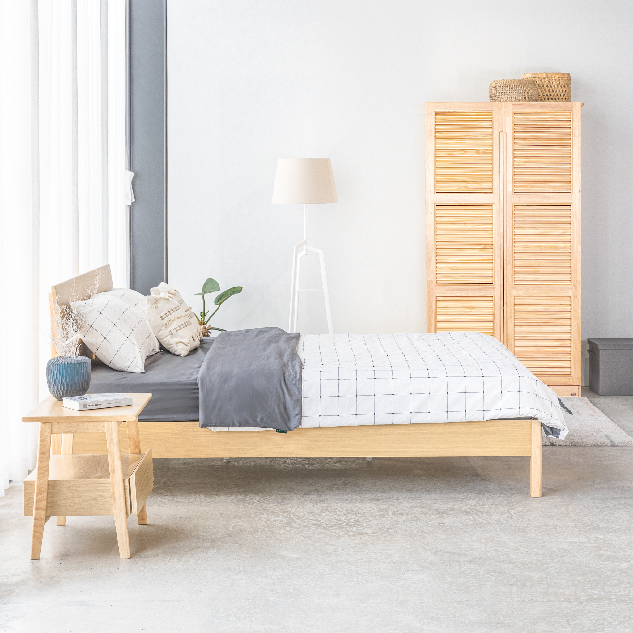  Combo Phòng Ngủ MOHO VLINE Màu Tự Nhiên 