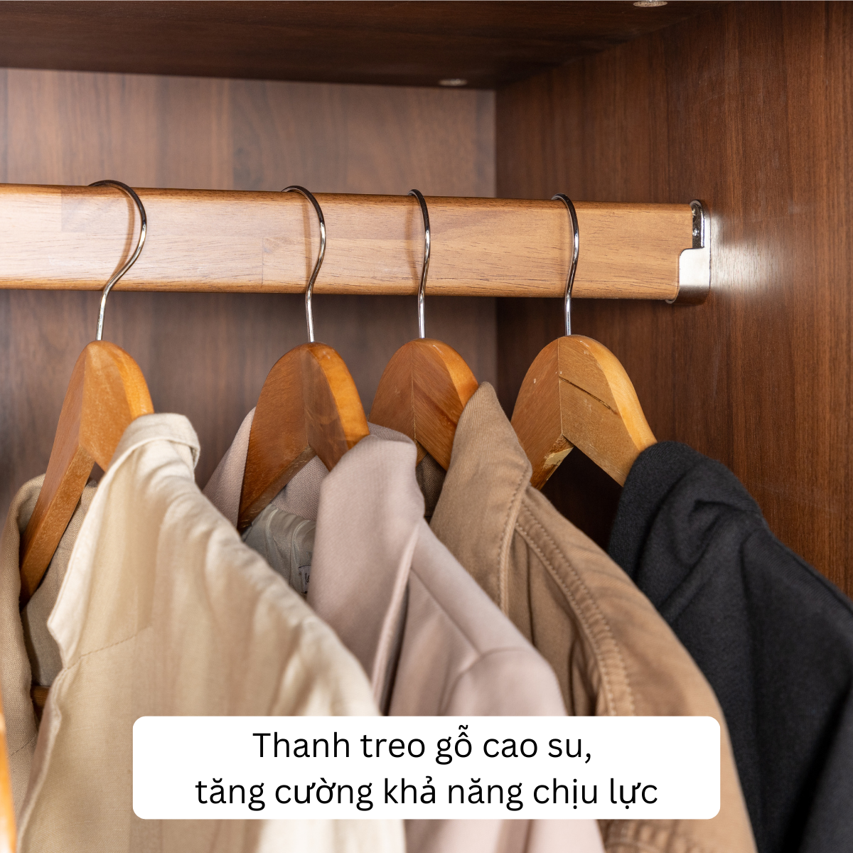  Combo Phòng Ngủ MOHO VLINE Màu Nâu 