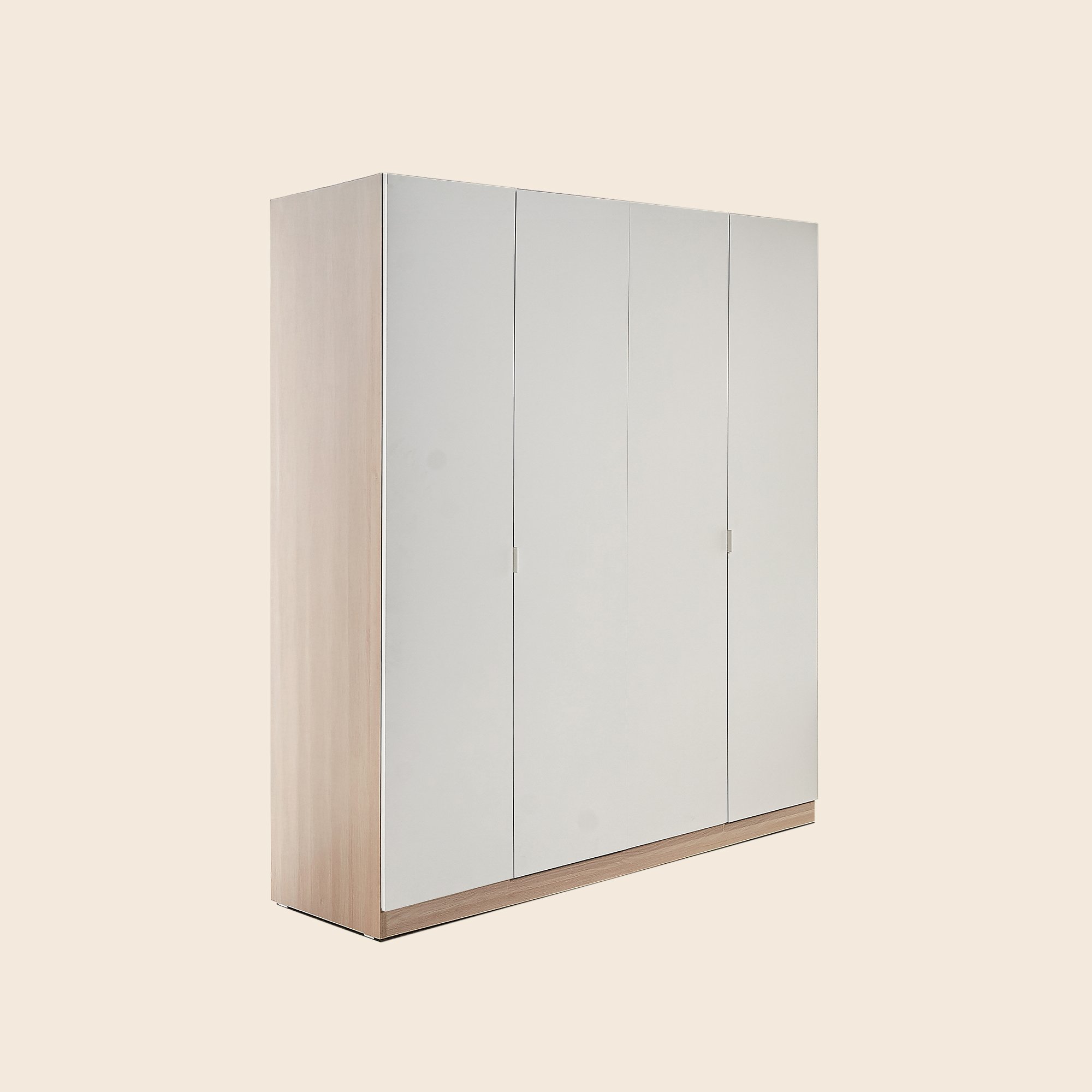  Tủ Quần Áo Gỗ 1m6 MOHO MONZA 4 Cánh 