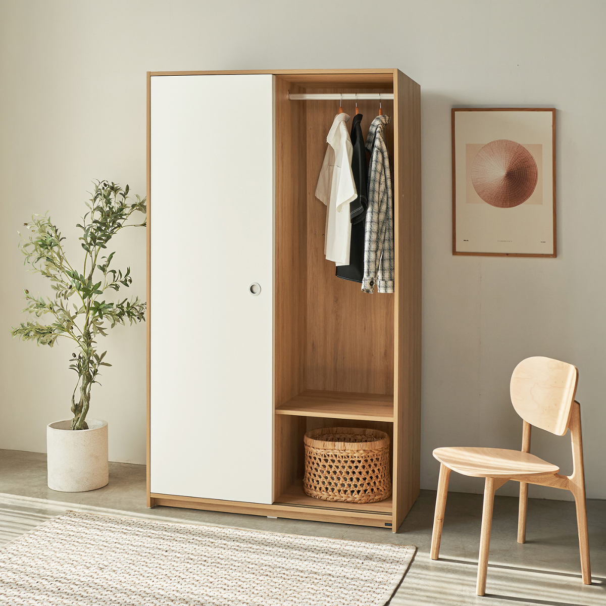  Tủ Quần Áo Cửa Lùa VIENNA 1m2 