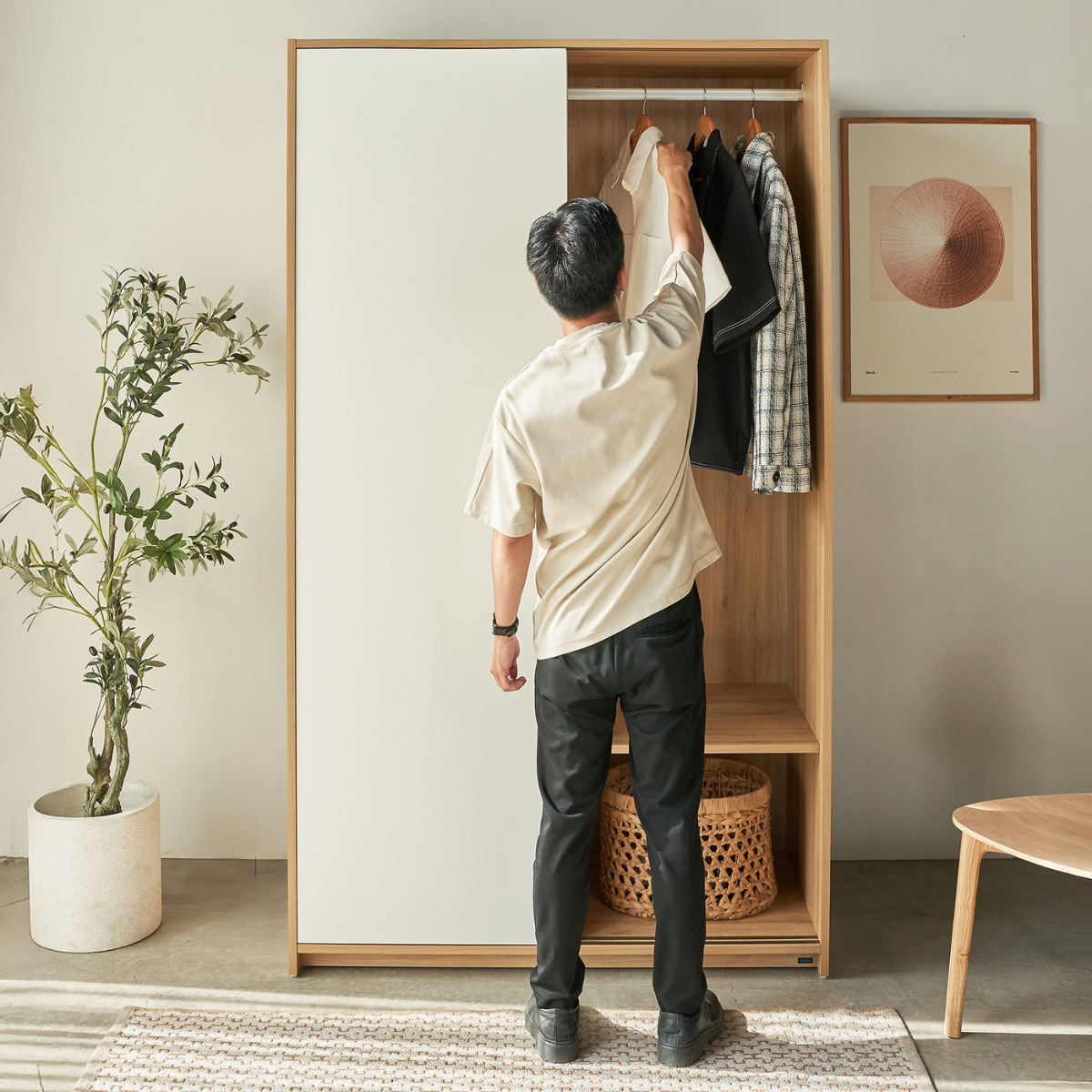  Tủ Quần Áo Cửa Lùa VIENNA 1m2 