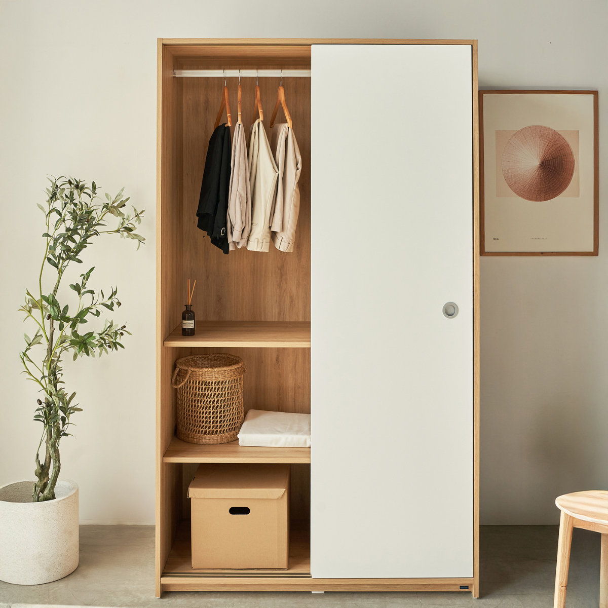  Tủ Quần Áo Cửa Lùa VIENNA 1m2 