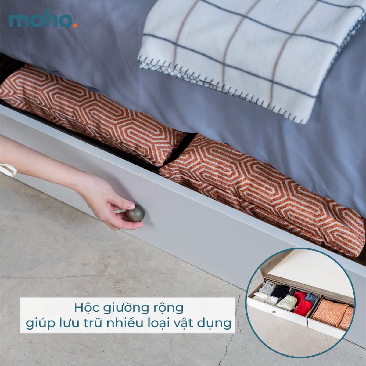  Combo Basic Phòng Ngủ Grenaa 201 Màu Nâu 