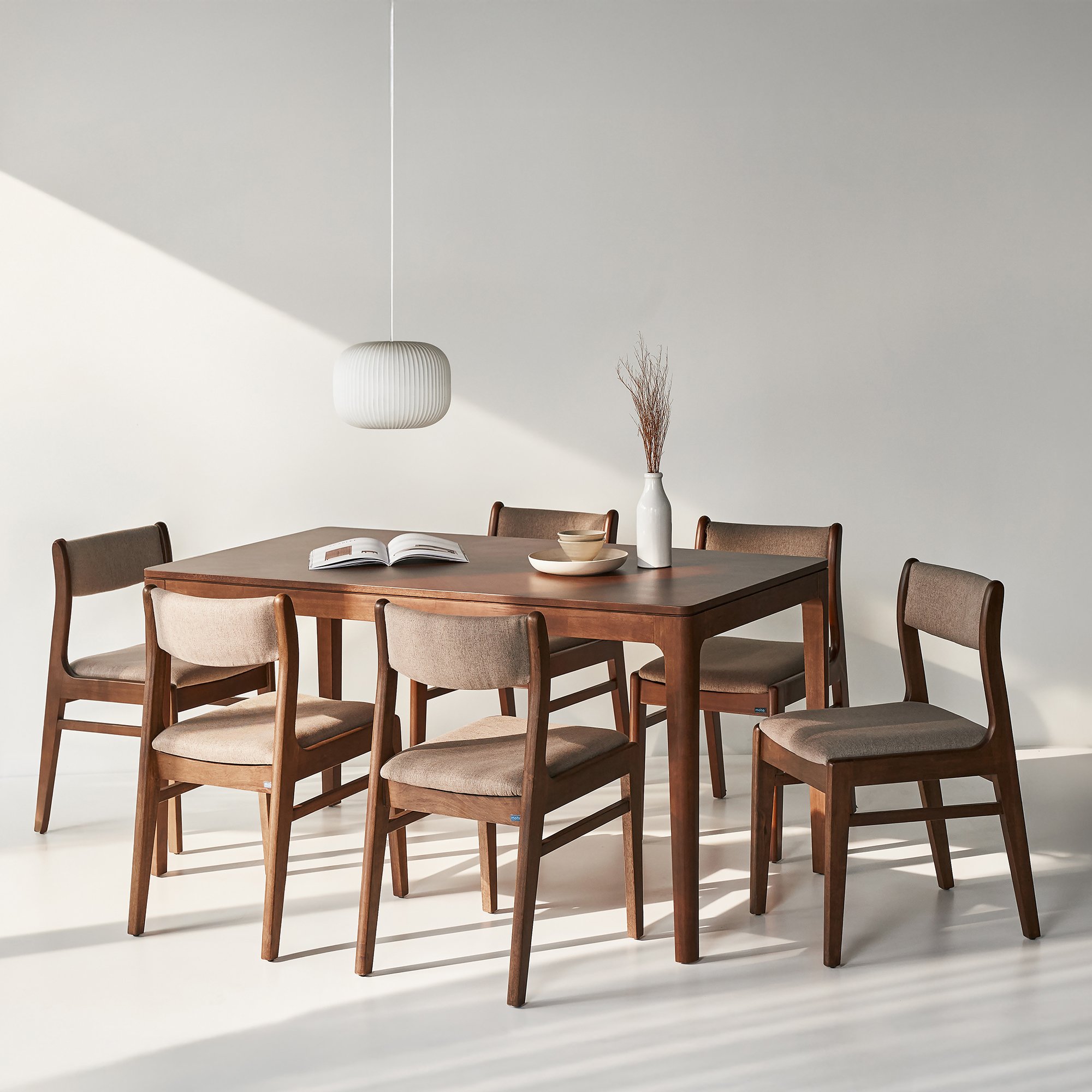  Ghế Ăn Gỗ Cao Su Tự Nhiên HOBRO 301 
