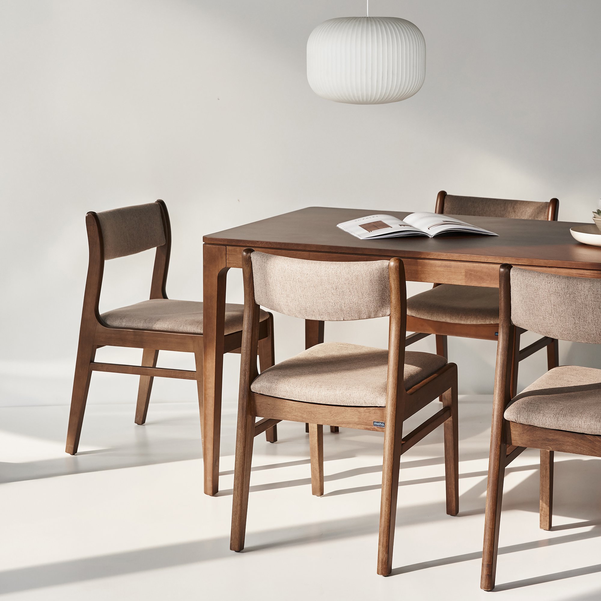  Ghế Ăn Gỗ Cao Su Tự Nhiên HOBRO 301 