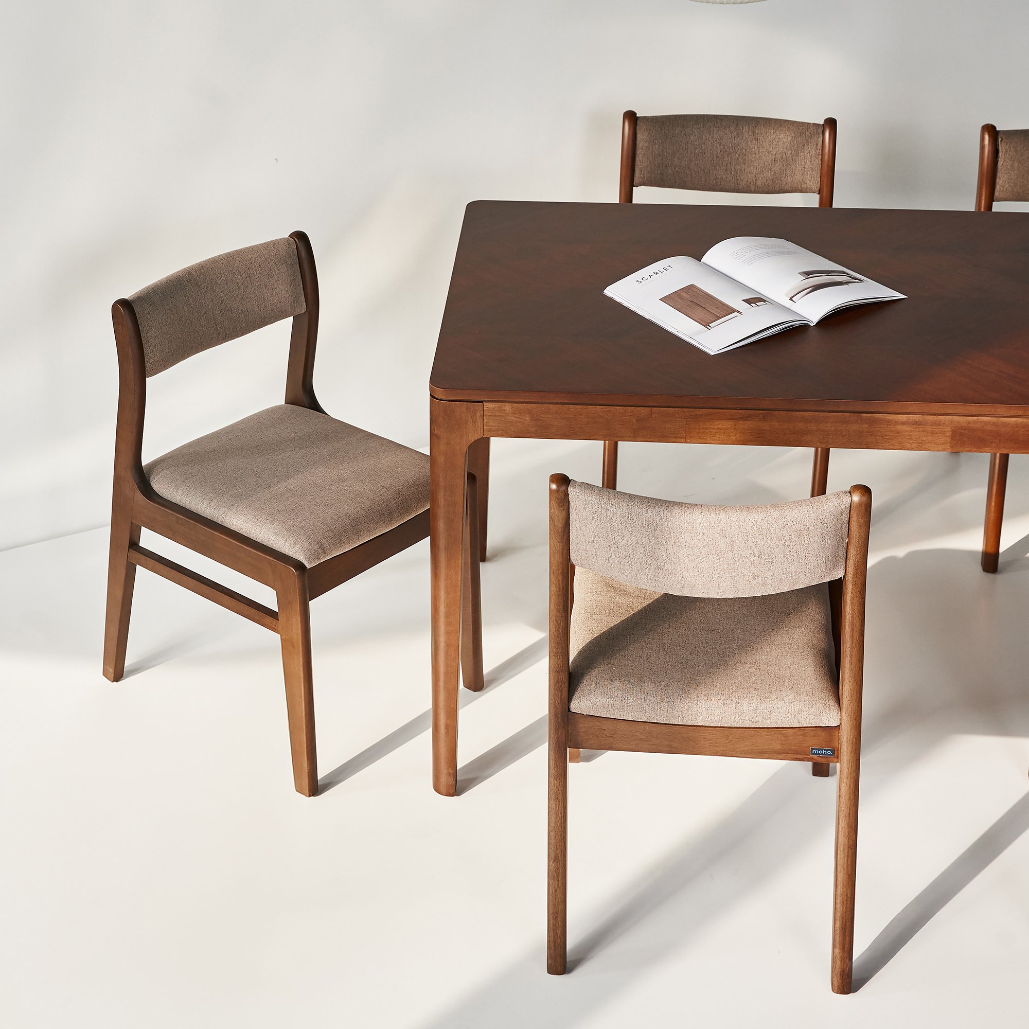  Ghế Ăn Gỗ Cao Su Tự Nhiên HOBRO 301 