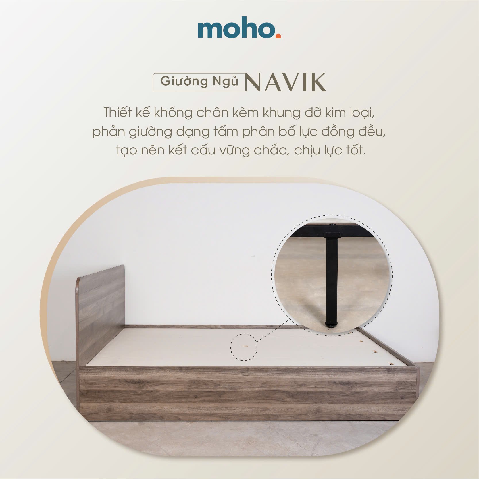  Combo Basic Phòng Ngủ Narvik 201 Màu Nâu 