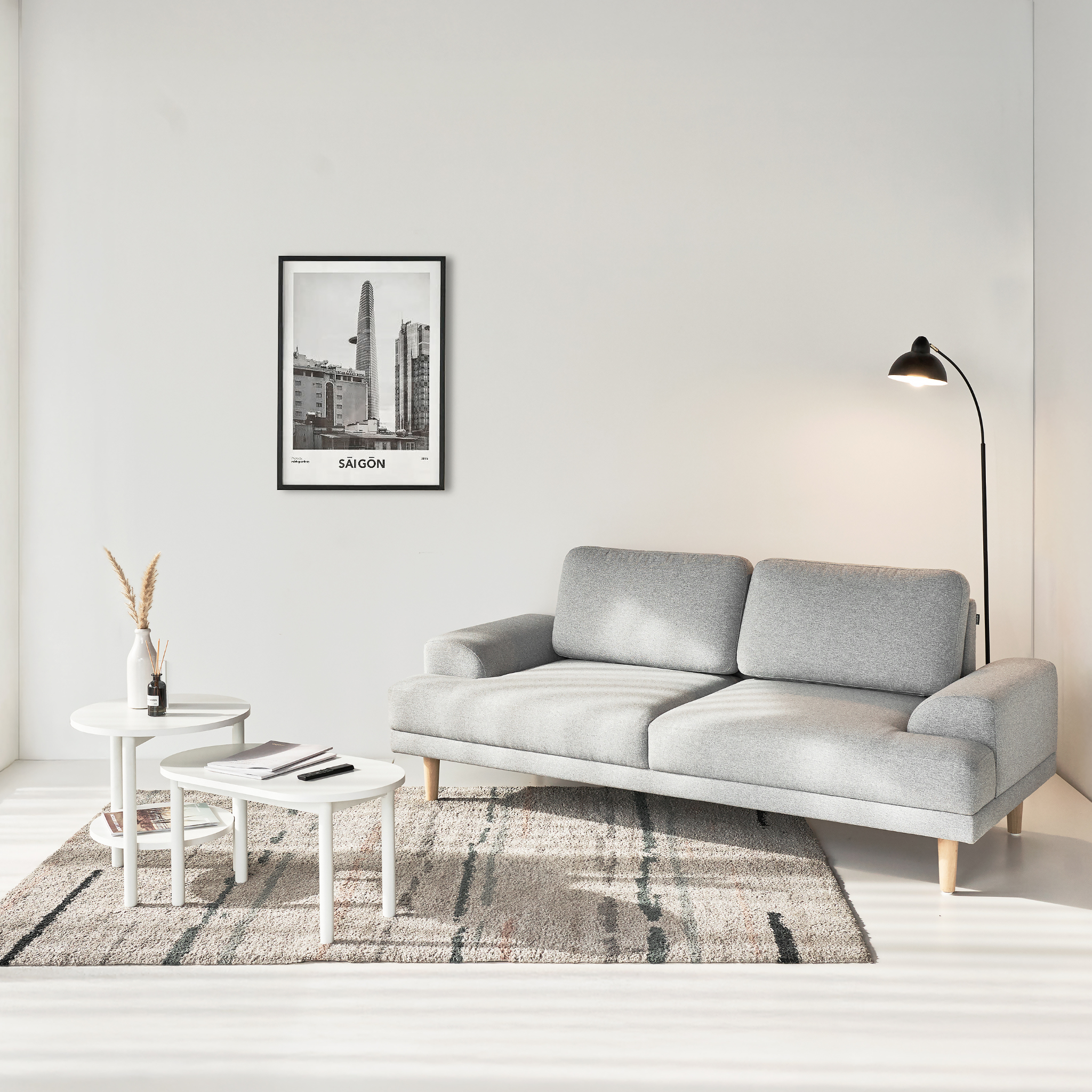  Set Bàn Sofa - Bàn Trà - Bàn Cafe Gỗ KLINE 
