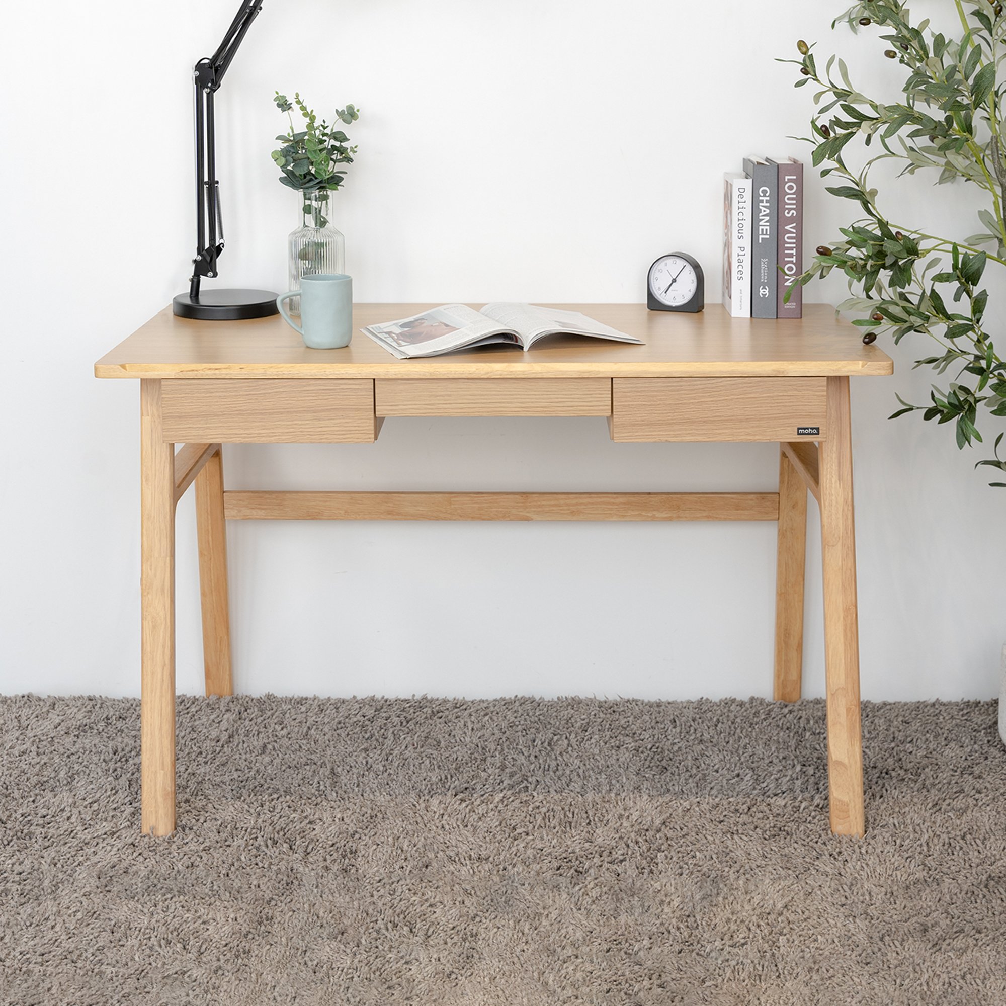  Bàn Làm Việc Gỗ MOHO FYN 601 Màu Tự Nhiên 