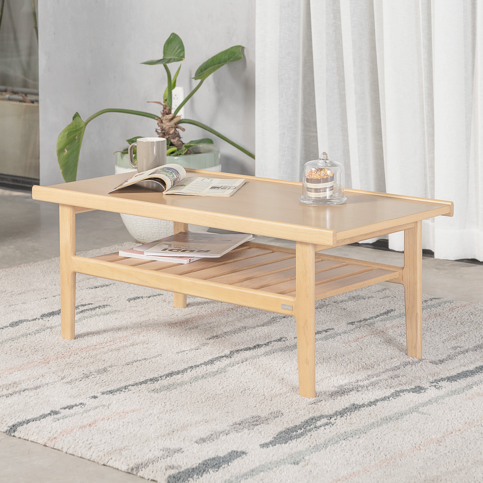  Bàn Sofa - Bàn Cafe - Bàn Trà Gỗ  MOHO VLINE 601 