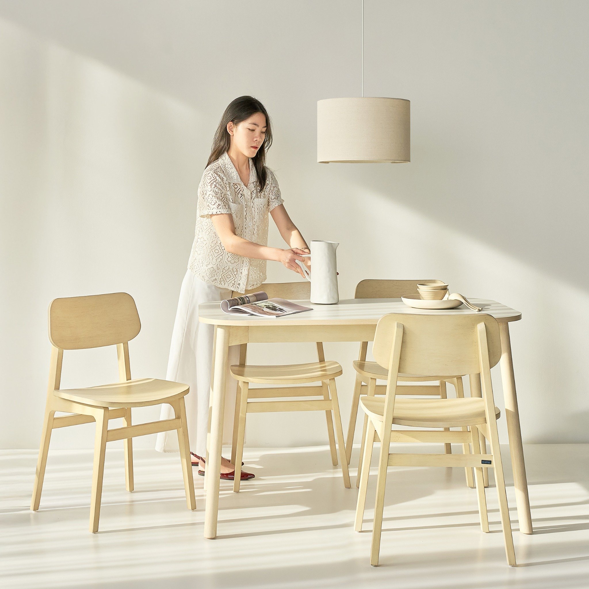  Combo Basic Phòng Ăn Narvik 201 Màu Tự Nhiên 