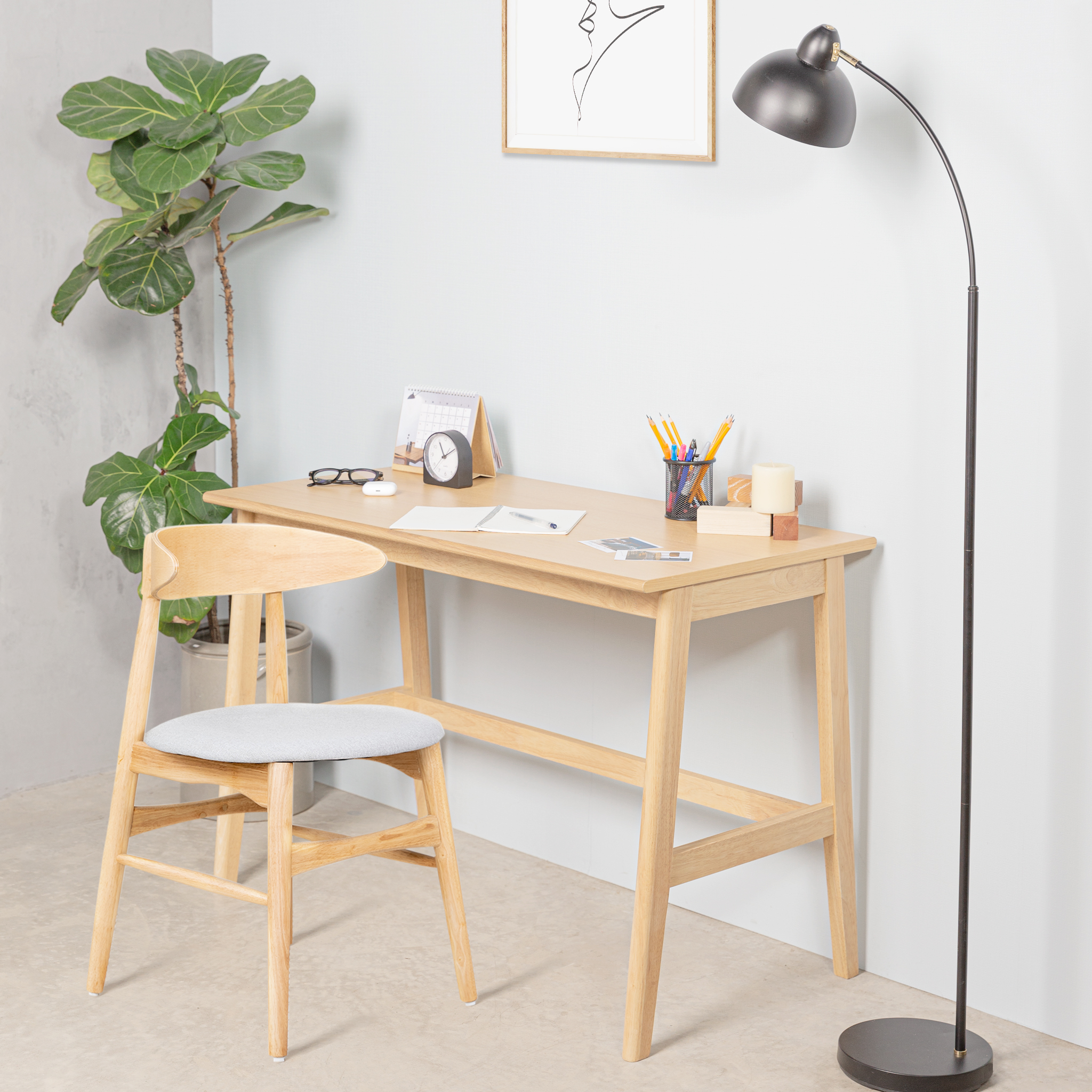  Combo Bàn Làm Việc Gỗ MOHO VLINE 1m1 