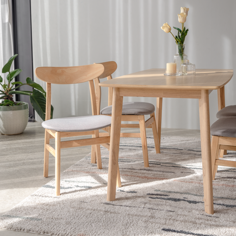  Ghế Ăn Gỗ Cao Su Tự Nhiên MOHO OSLO 601 