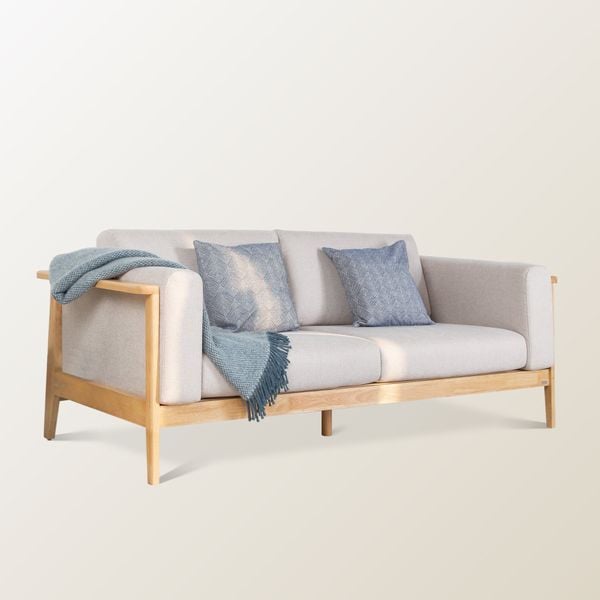  Ghế Sofa Gỗ Cao Su Tự Nhiên MOHO FYN 901 